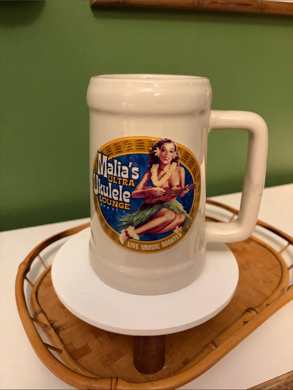Hula Malia’s Ultra Ukelele Ceramic Island Heritage Beer Stein